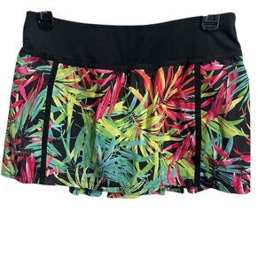 Fabletics Womens Tropical Print Athletic Skort Size S Multicolor